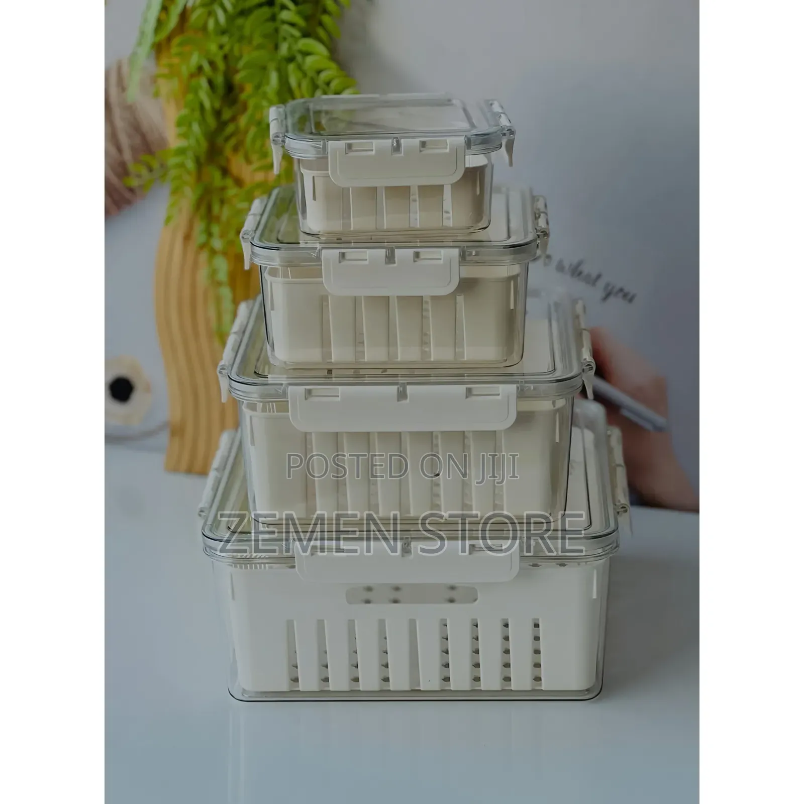 ዘመናዊ የፍሪጅ ምግብ ማስቀመጫ - Refrigerator Food Storage Box Set