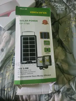 Ep-7790 Portable Solar Power Lighting System – Brand New