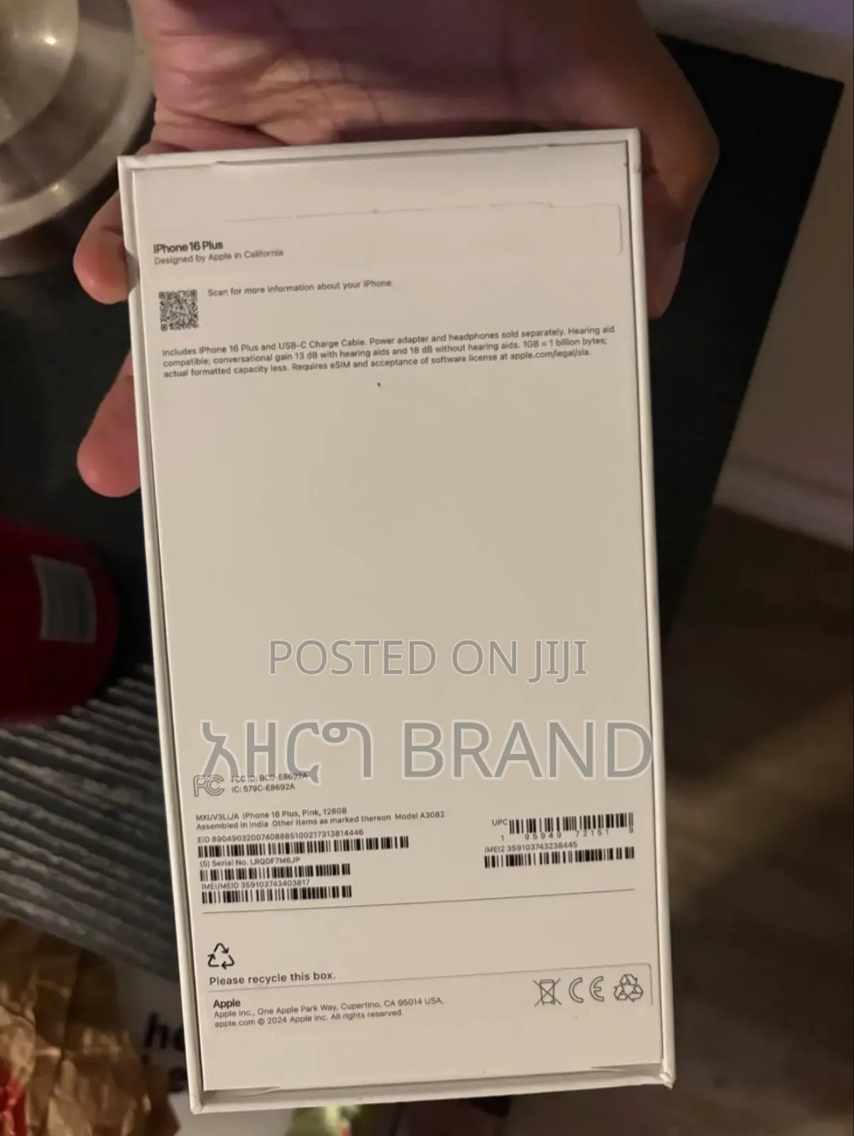 Apple iPhone 16 128 GB Pink