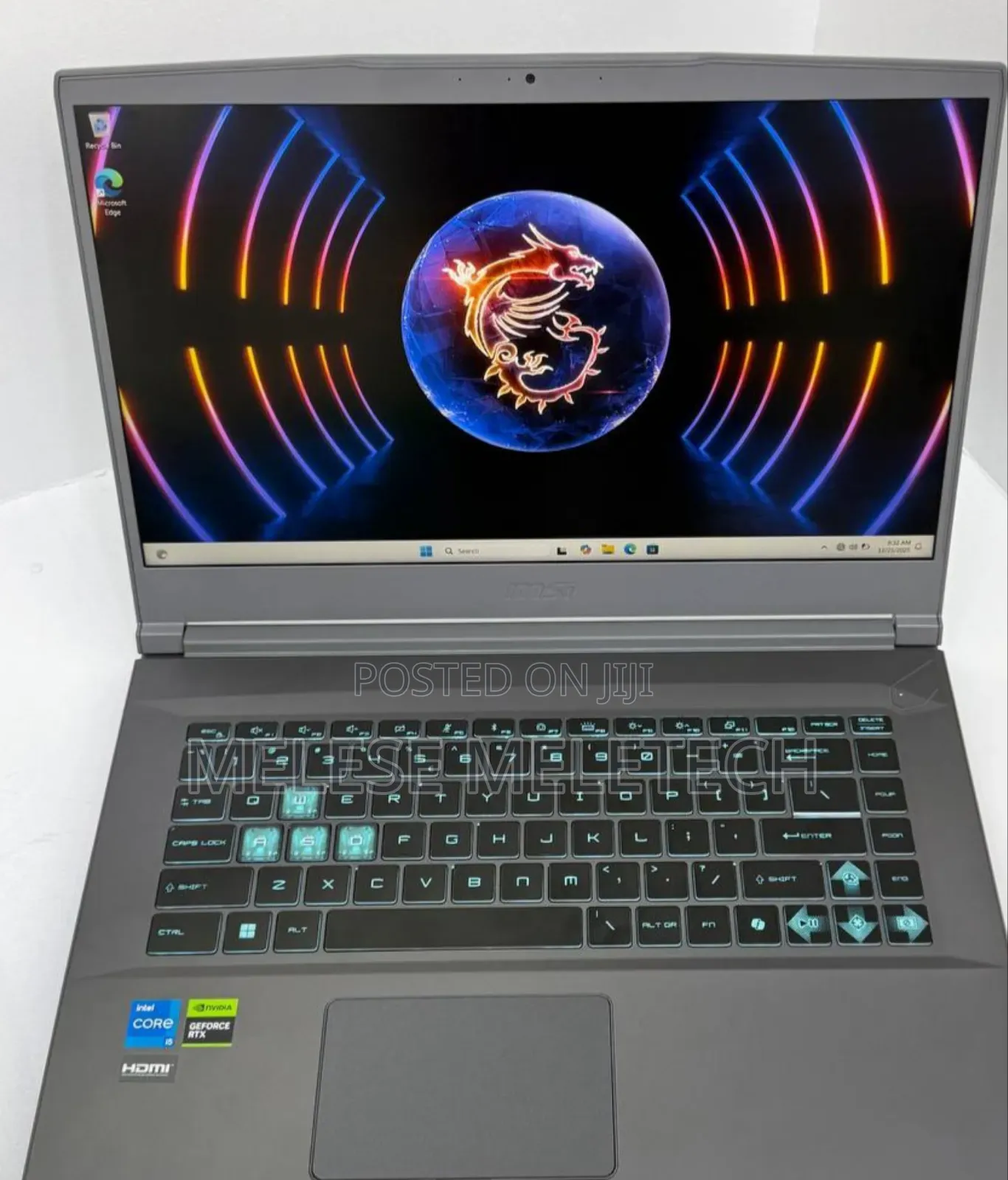 New Laptop MSI GF75 Thin 16GB Intel Core I5 SSD 512GB