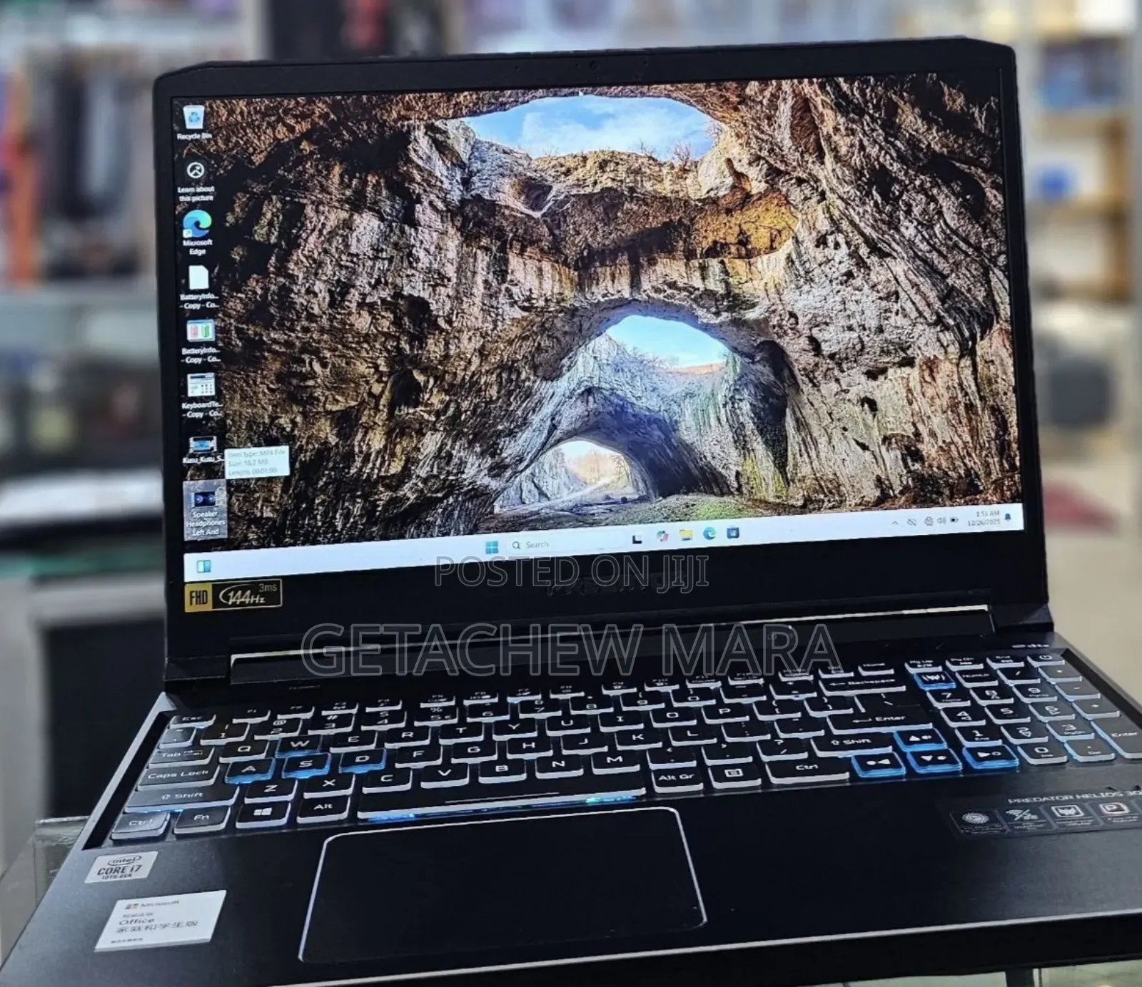 New Laptop Acer Predator Helios 300 16GB Intel Core I7 SSD 512GB