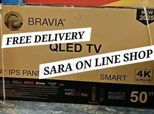 ●Bravia 50" Qled Smart Webos Tv New 2025