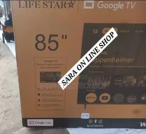 Life Star 85" Google Smart Tv New 2025 Model Free Delivery 10_years
