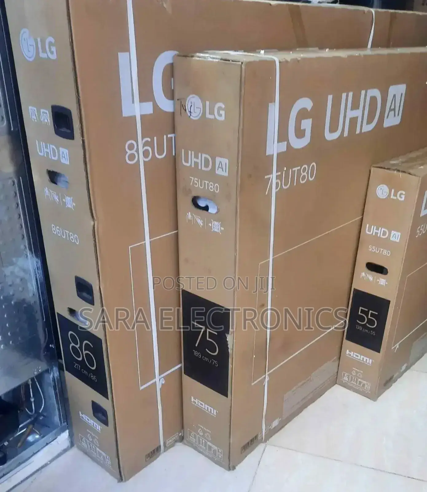 Lg 75" Uhd Smart Android Tv New Model Free Delivery