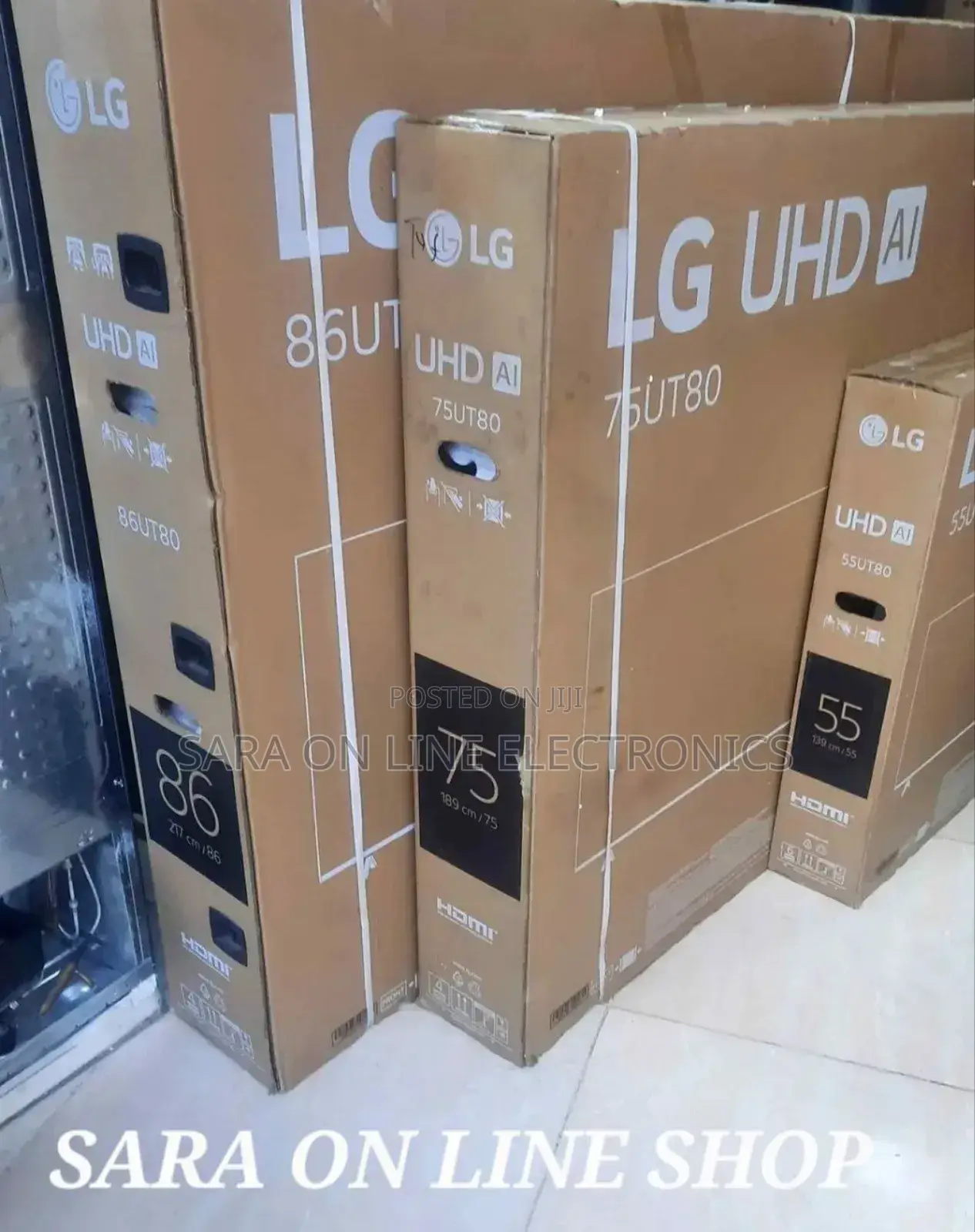 Lg 75" Uhd Smart Android Tv New Model Free Delivery