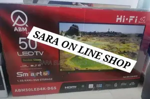 Abm 50 inches Led Smart Android Tv 10year Warranty