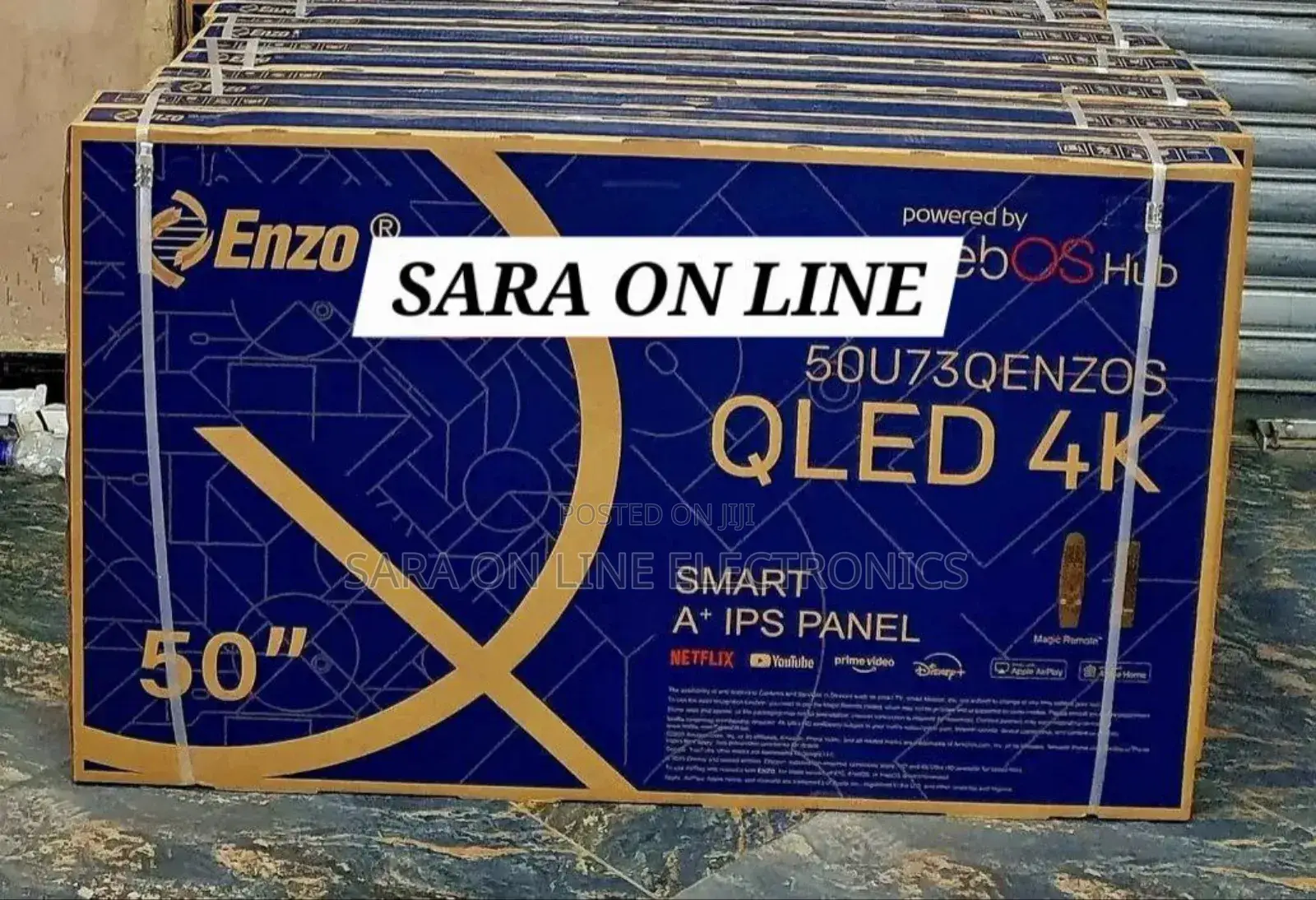 Enzo 50" Qled Smart Tv Free Delivery