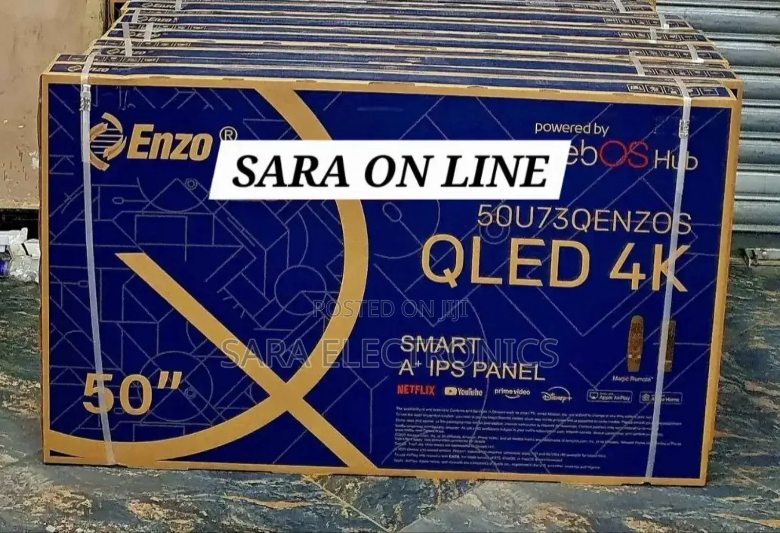 Enzo 50" Qled Smart Tv Free Delivery