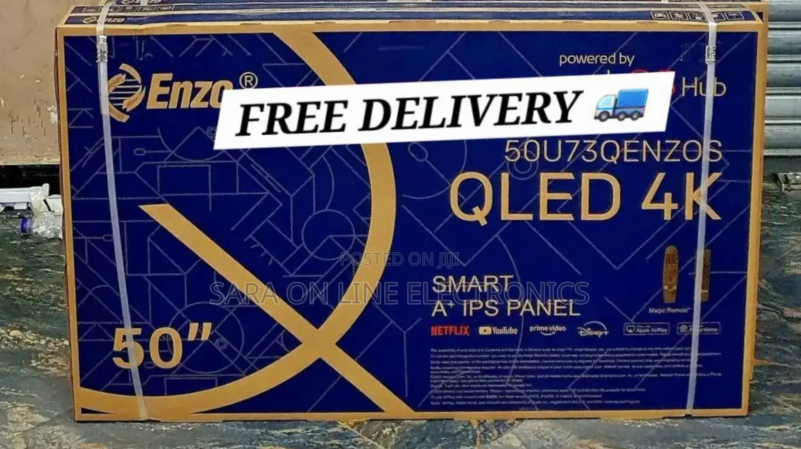 Enzo 50" Qled Smart Tv Free Delivery
