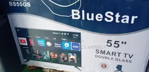 □Blue Star 55" Led Double Glass Tv ◆ 10year Warranty ■