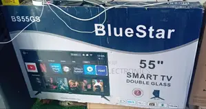 □Blue Star 55" Led Double Glass Tv ◆ 10year Warranty ■