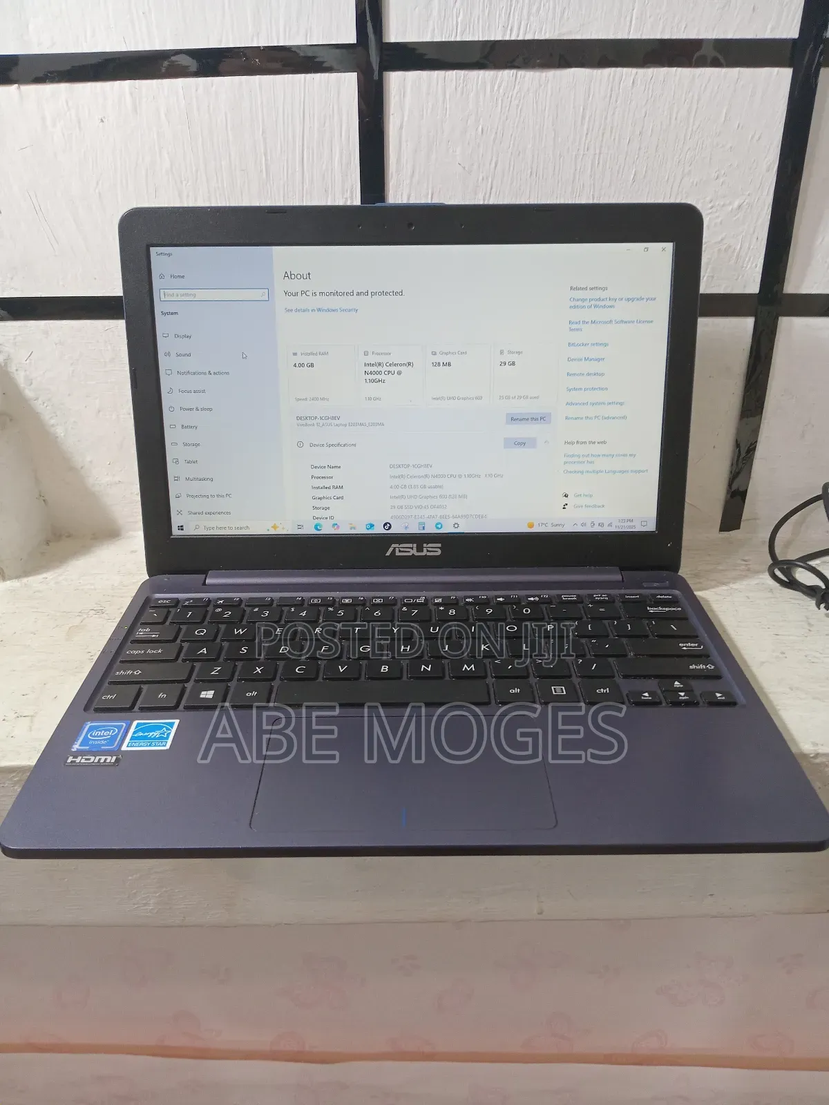 Laptop Asus K72JT 4GB Intel Celeron SSD 32GB