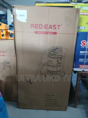 Red East Industrial Wet/Dry Vacuum Cleaner. It Has a 40l Capacity.