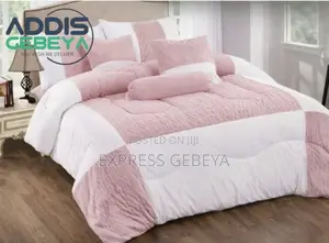7pcs Comforter Bedding Set ደስ የሚል ሙቀት የሚፈጥር ኮምፈርት