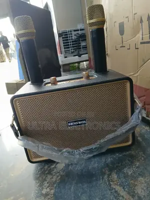 Booms Bass M4202+Portable Bluetooth Karaoke Speaker With Dual Wireless