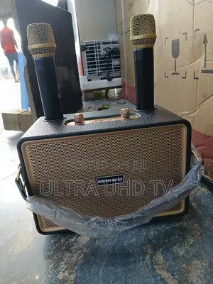 Booms Bass M4202+Portable Bluetooth Karaoke Speaker With Dual Wireless