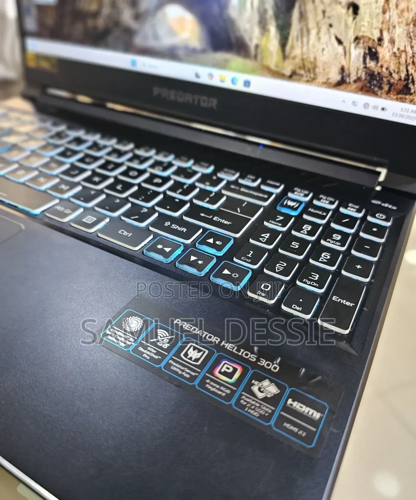 New Laptop Acer Predator Helios 300 16GB Intel Core I7 SSD 512GB