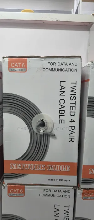 High-Quality Cat6 Twisted 4 Pair Lan Network Cable