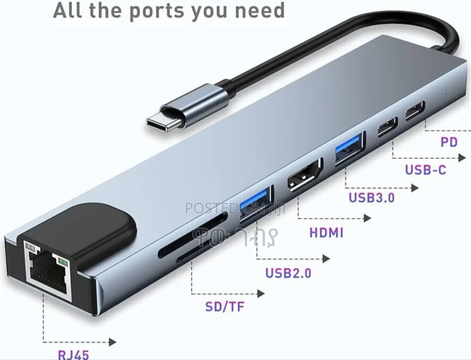 8in1 Usb C Hub Adapter