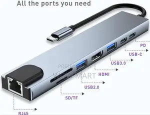 8in1 Usb C Hub Adapter