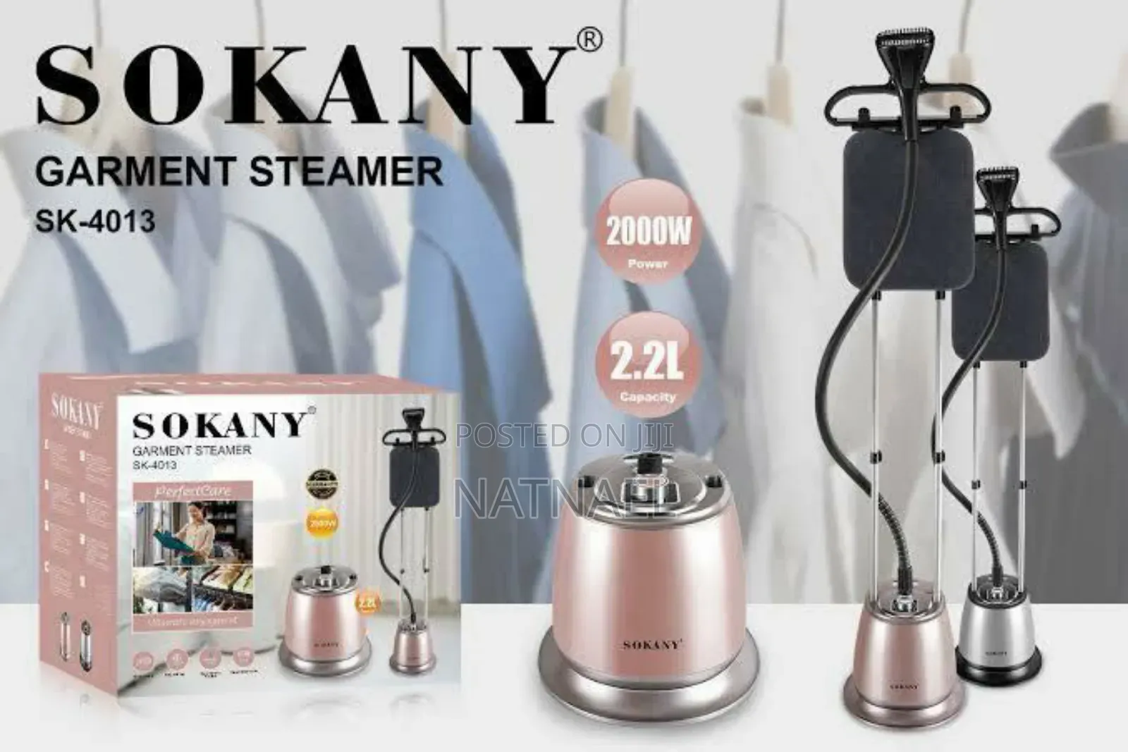 Sokany Garment Steamer (መተኮሻ)
