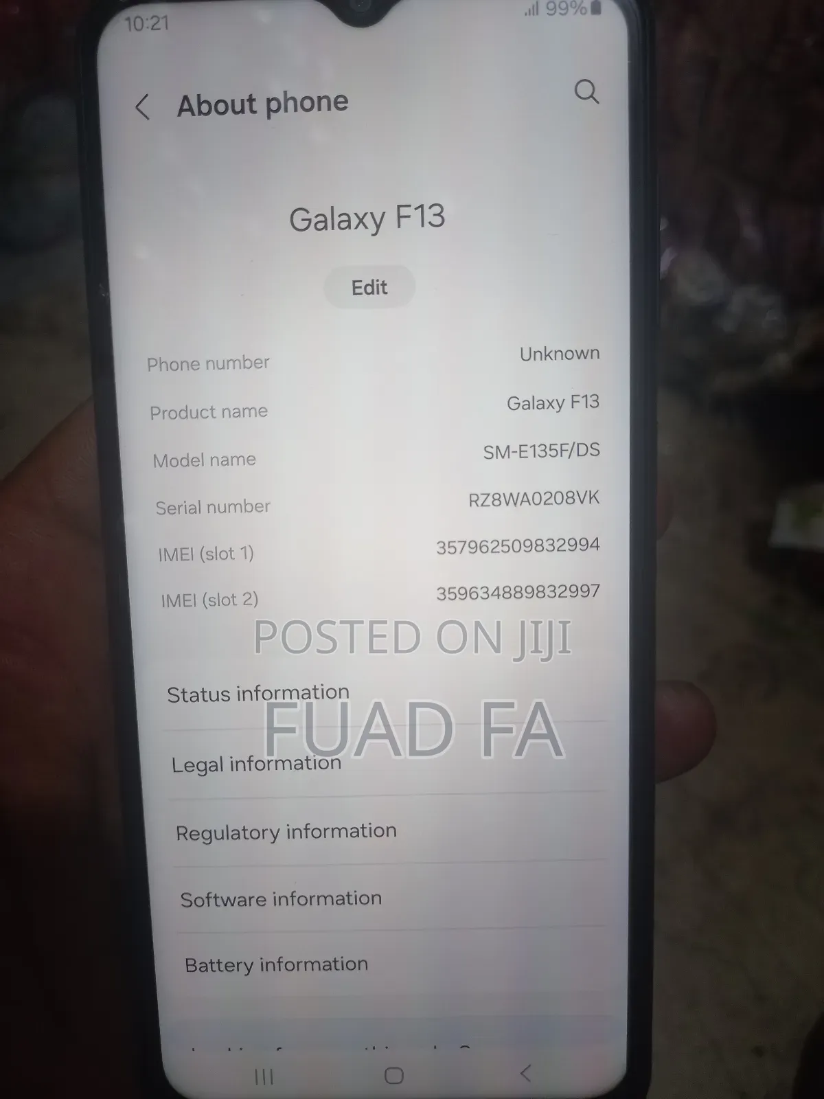 Samsung Galaxy F13 64 GB Green