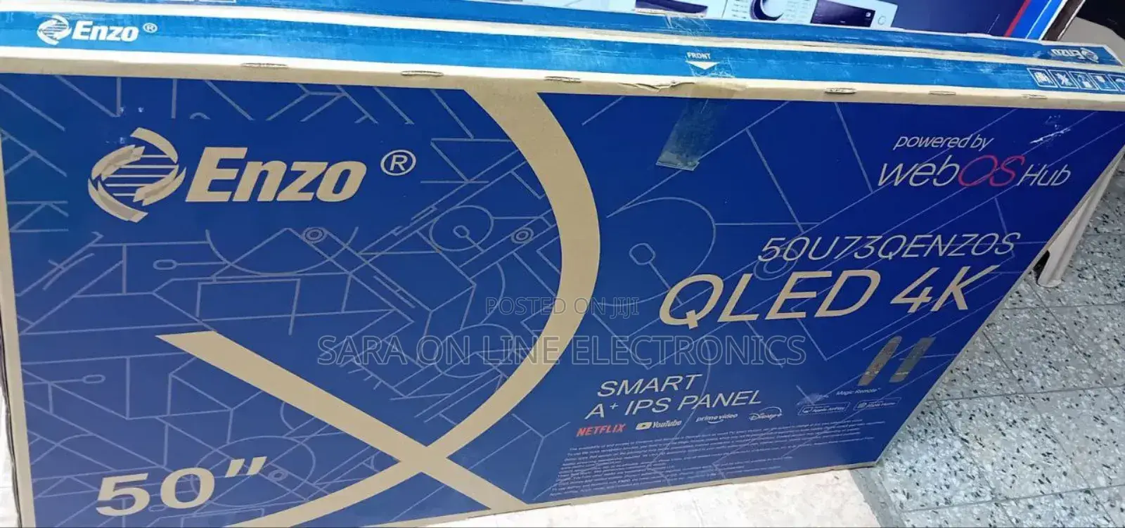 Enzo 50" Qled Smart Android Tvnew 2025 Model10year Warranty