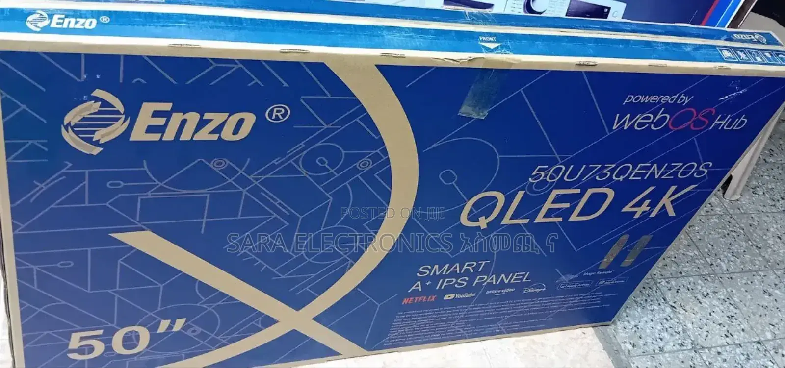 Enzo 50" Qled Smart Android Tv New2025 Model 10year Warranty 70,999