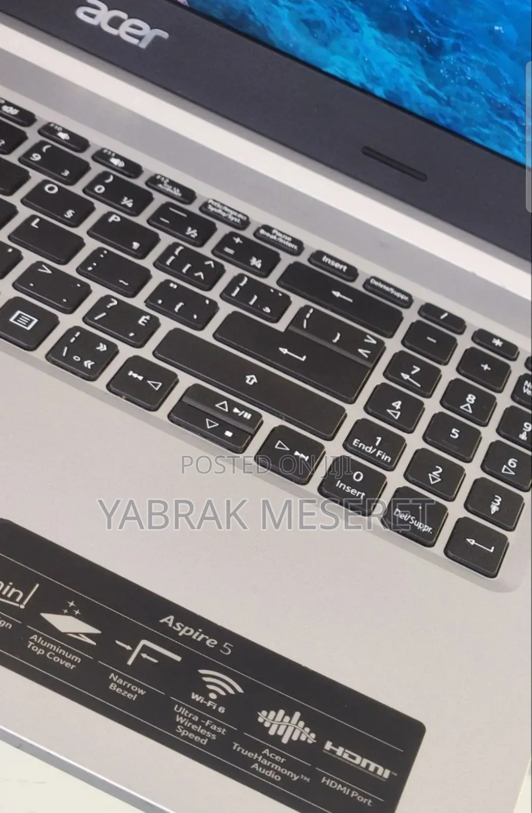 New Laptop Acer Aspire 5 8GB Intel Core 3 SSD 256GB