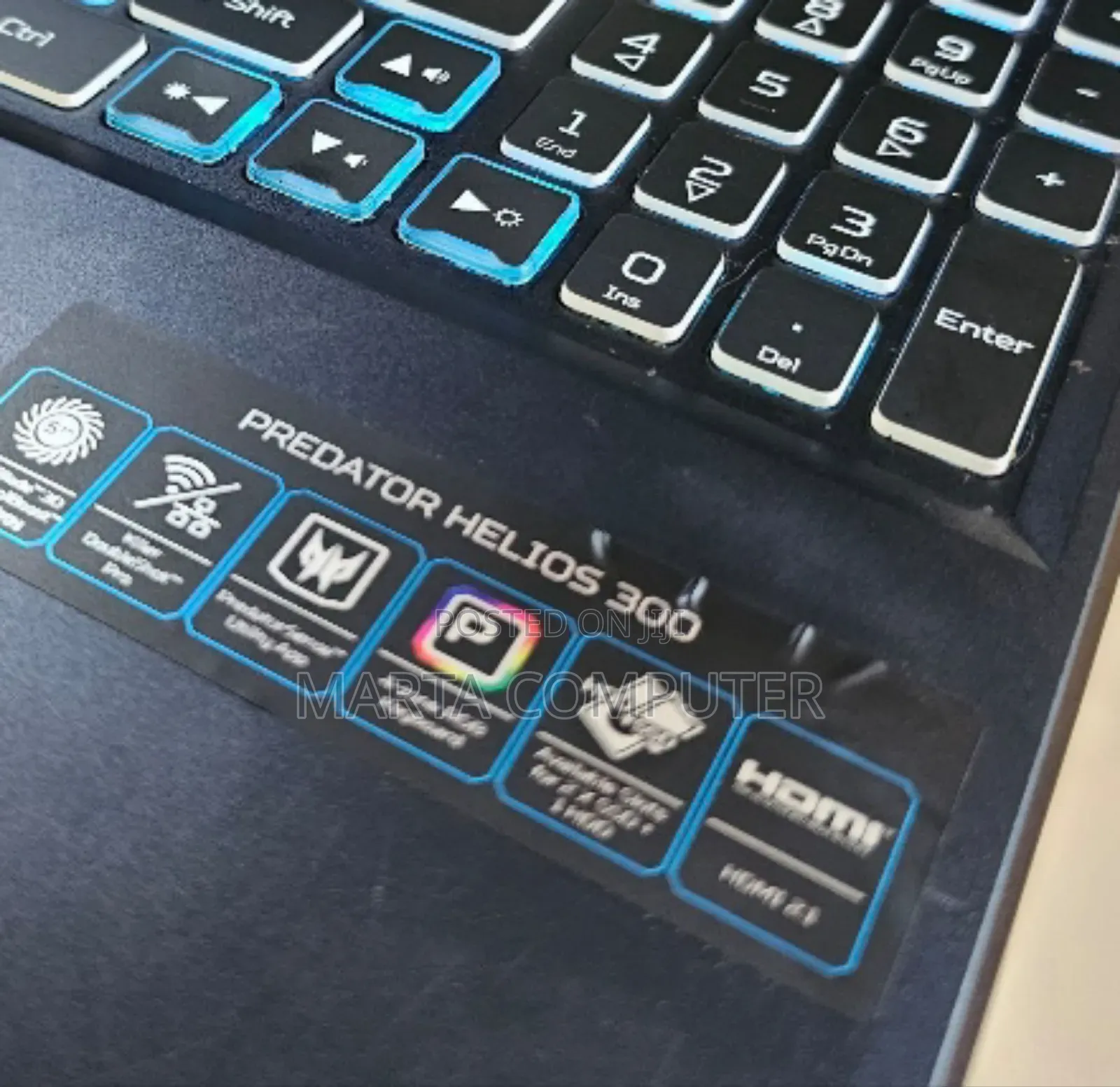 New Laptop Acer Predator Helios 300 16GB Intel Core I7 SSD 512GB