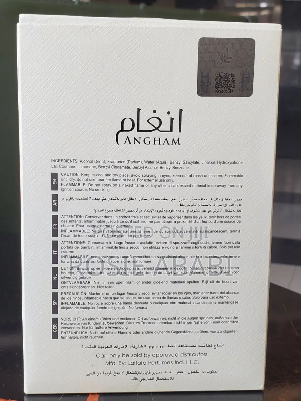 Angham Lattafa Perfume