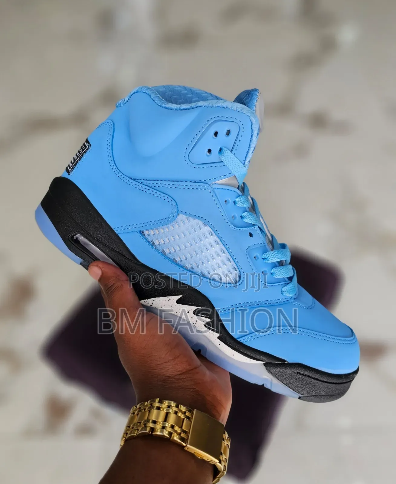 Nike Air Jordan 5 Retro "University Blue" [With Free Delivery ]