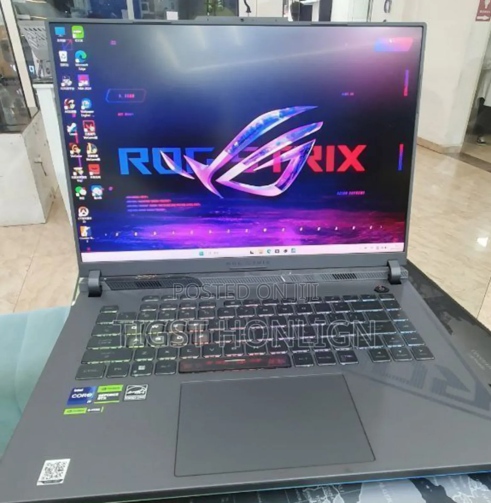 New Laptop Asus ROG Strix G16 G614 16GB Intel Core I9 SSD 512GB