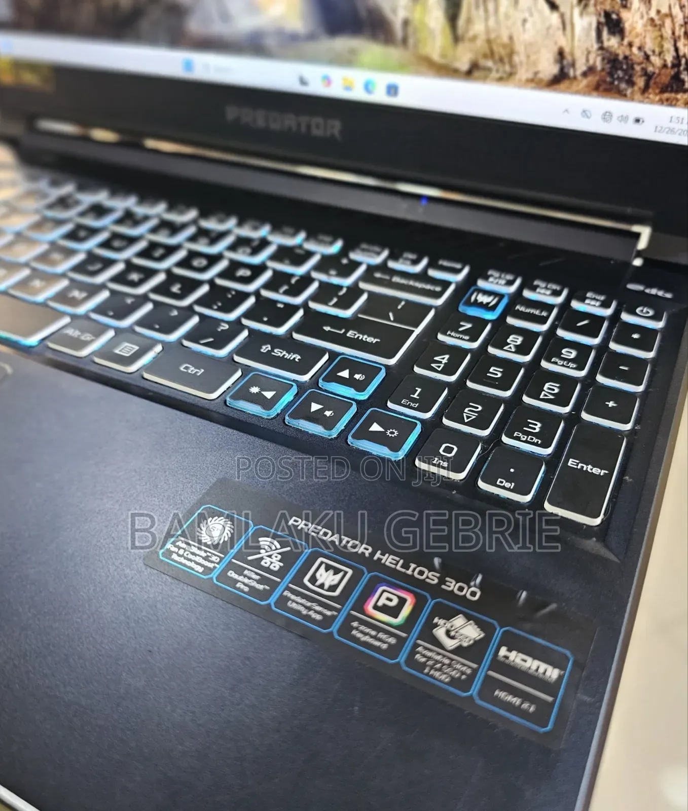 New Laptop Acer Predator Helios 300 16GB Intel Core I7 SSD 512GB