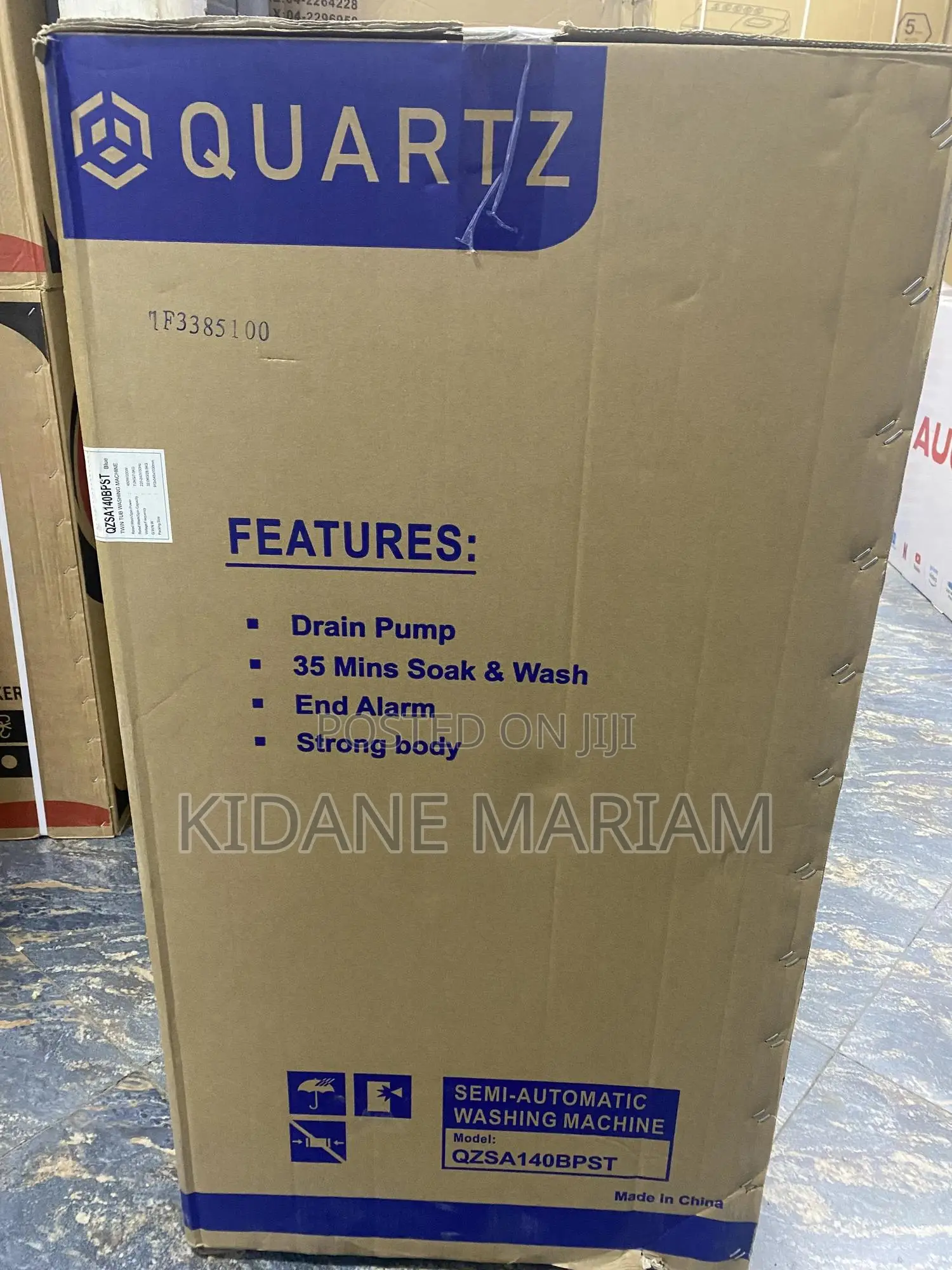 Quartz 14kg Heavy-Duty Washing Machine