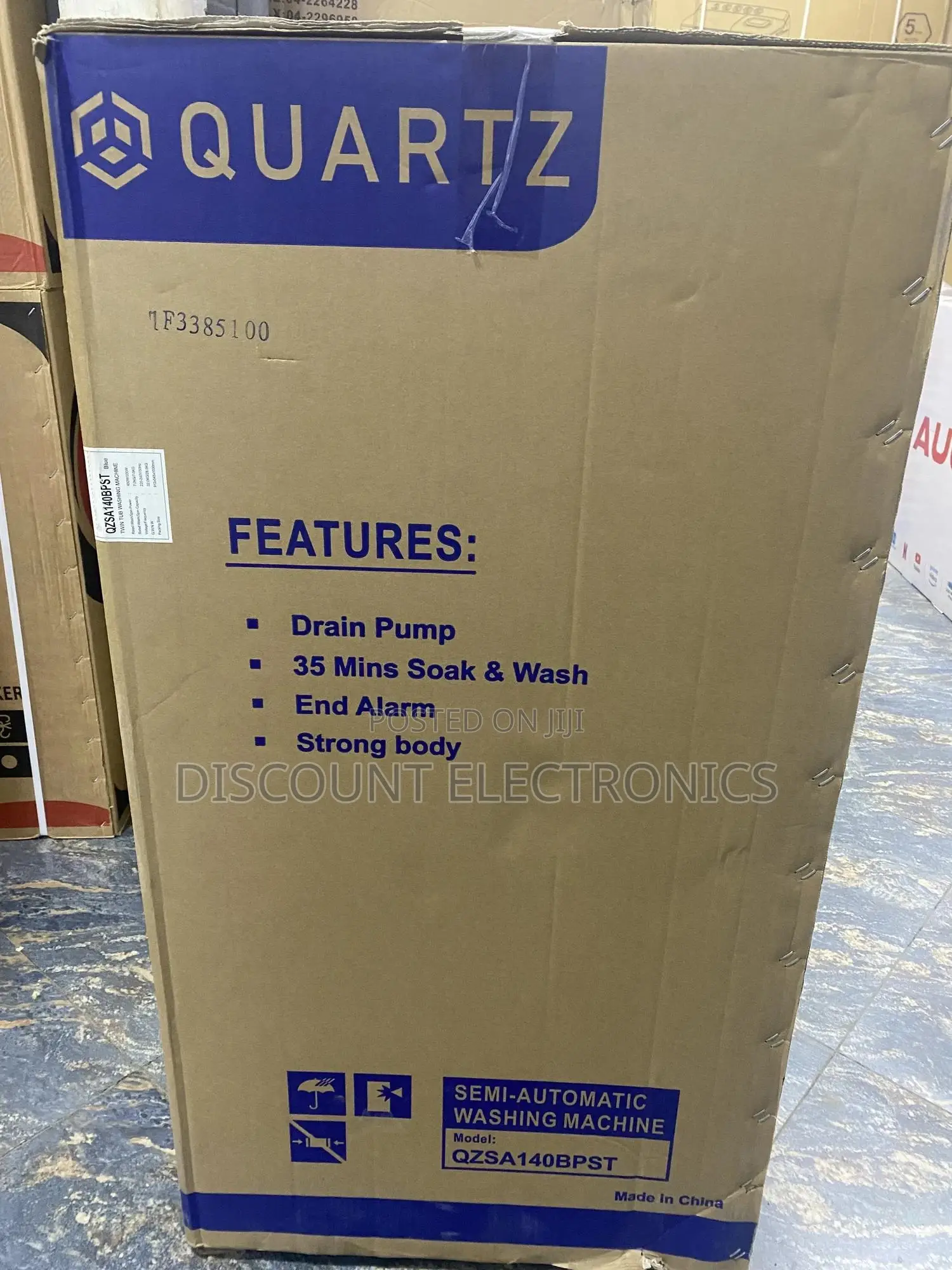 Quartz 14kg Heavy-Duty Washing Machine
