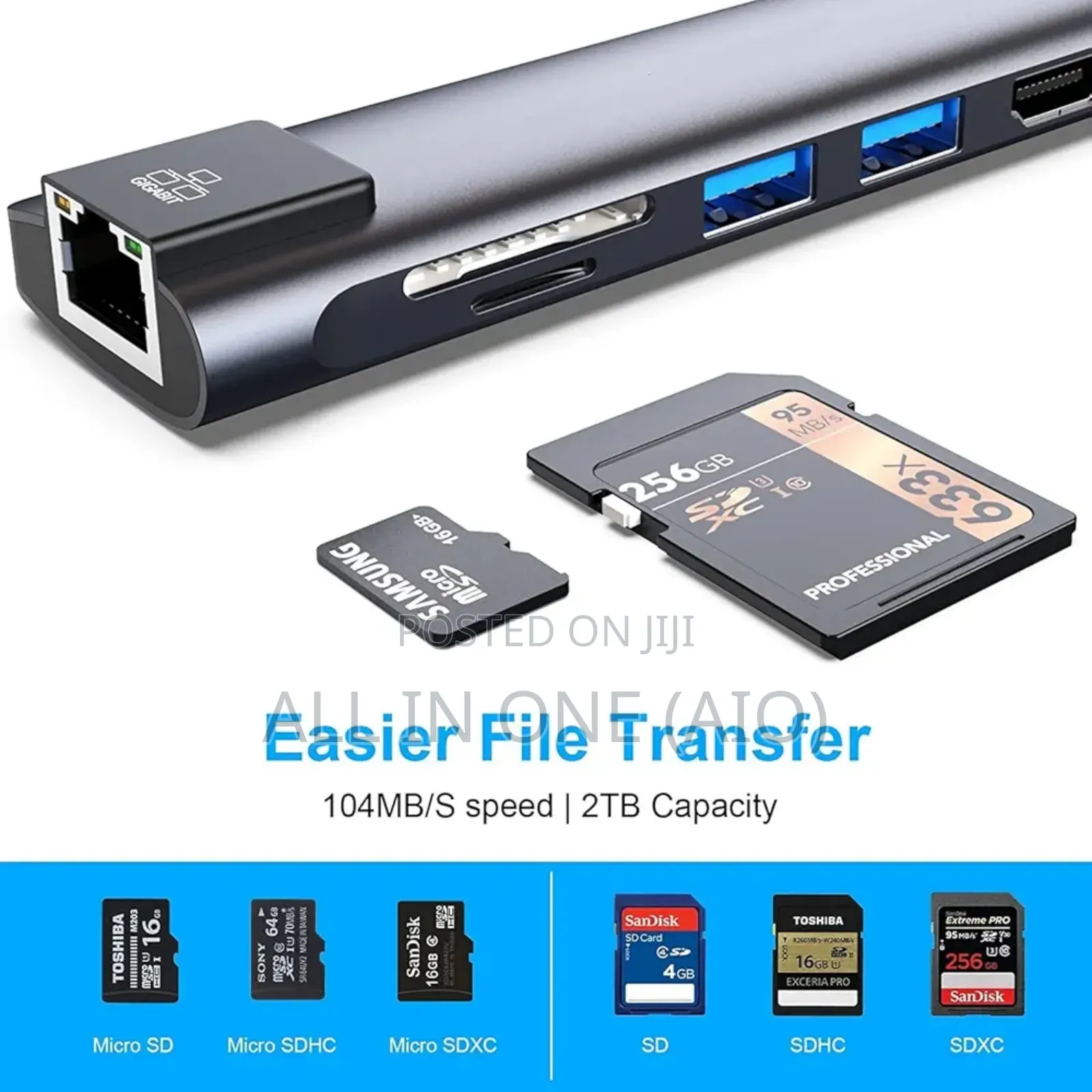 8in1 Usb C Hub Adapter