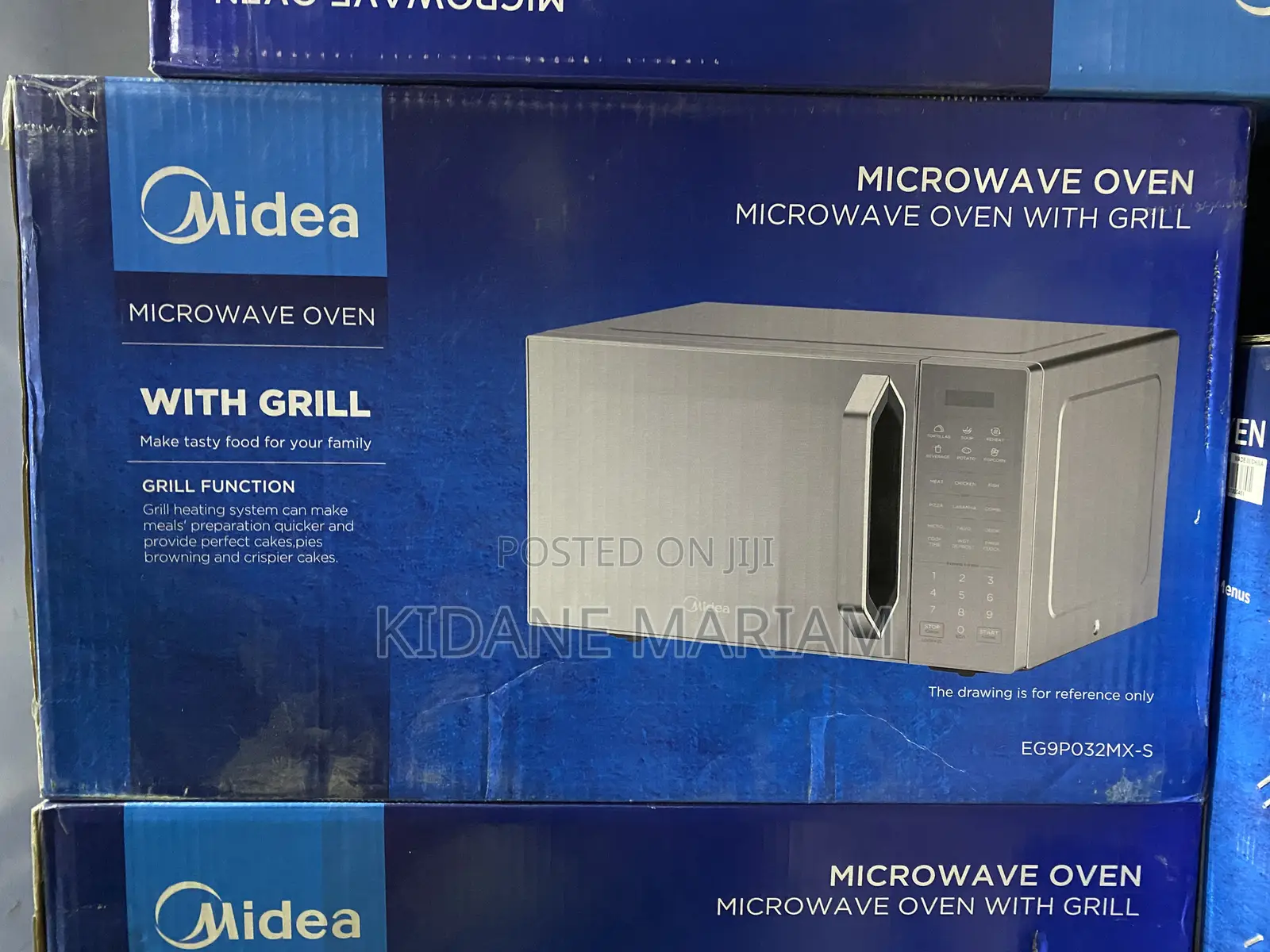 Midea Microwave Oven 30l With Grill Function Modern Kitchen Essential