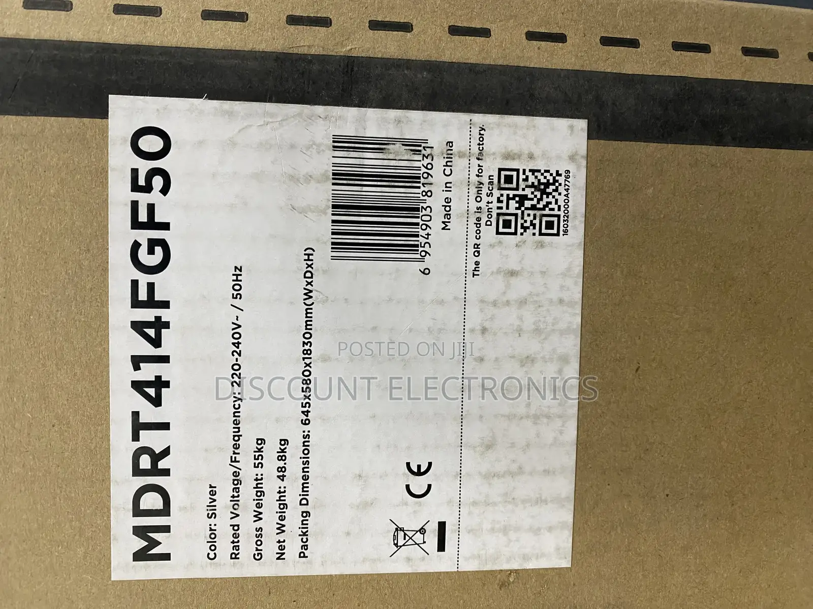 Midea Mdrt414fgf50top Freezer Refrigerator Energy Efficient Spacious