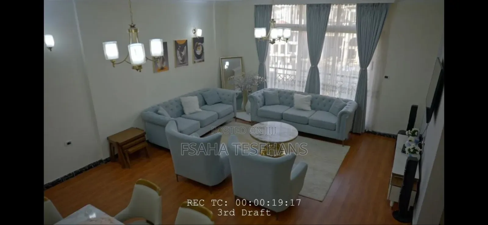 Furnished 3bdrm Apartment in Luxury Apartments, Bole for rent