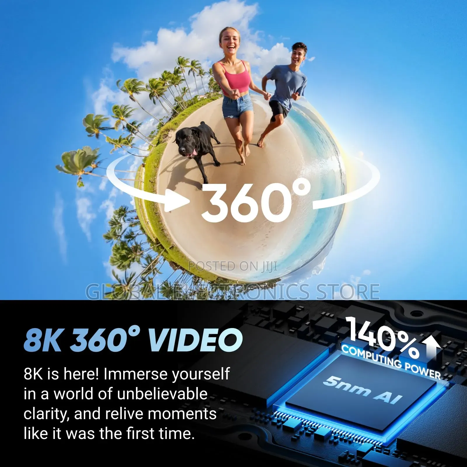 Insta360 X4- Waterproof 360 Optical Zoom Action Camera/ Wide-angle