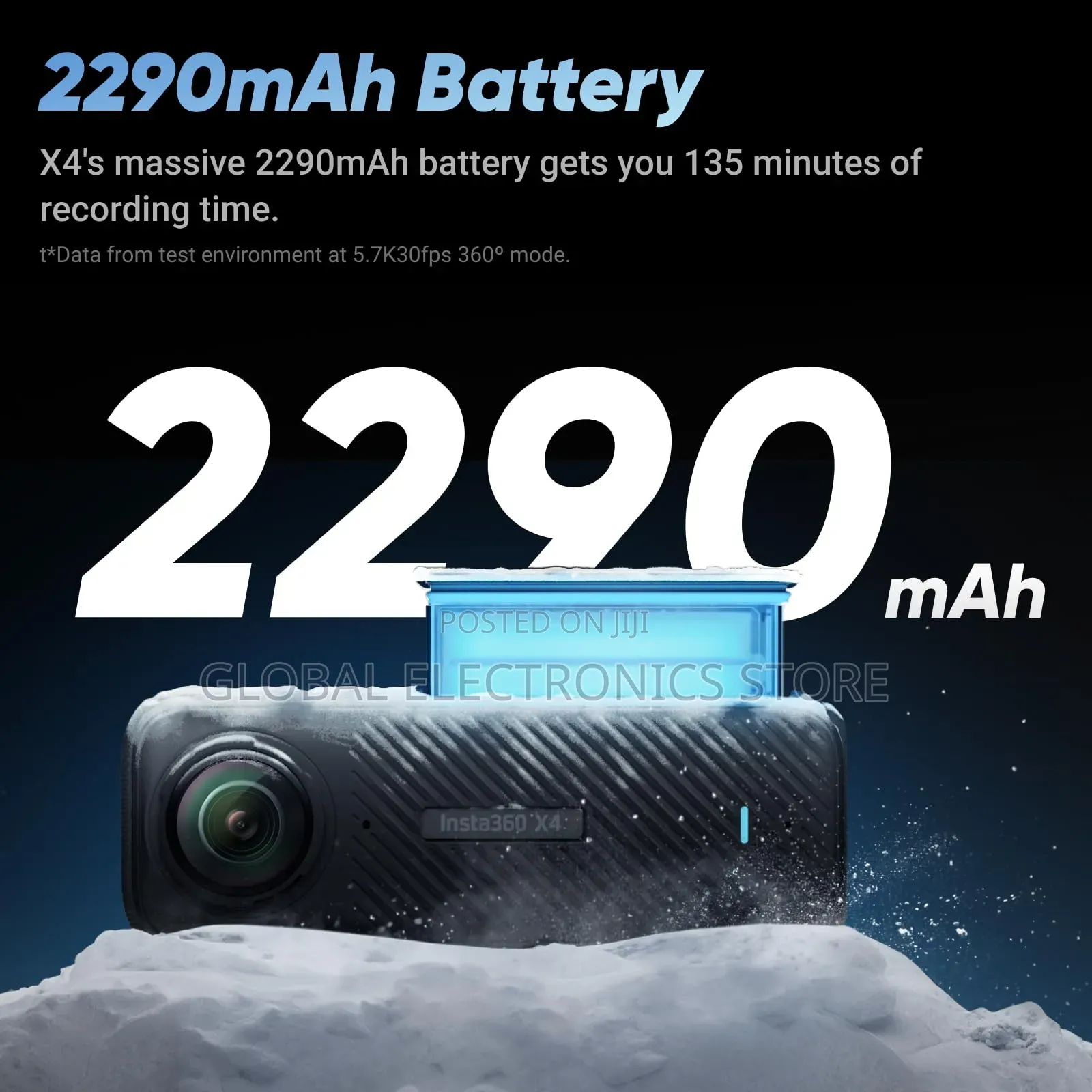 Insta360 X4- Waterproof 360 Optical Zoom Action Camera/ Wide-angle