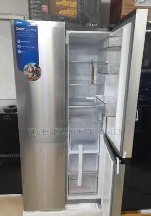Midea Side-by-Side Refrigerator – Spacious, Stylish Efficient!