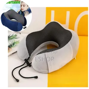 Luxury Travel Neck Pillow With Super Soft, Contouring Memory Foam