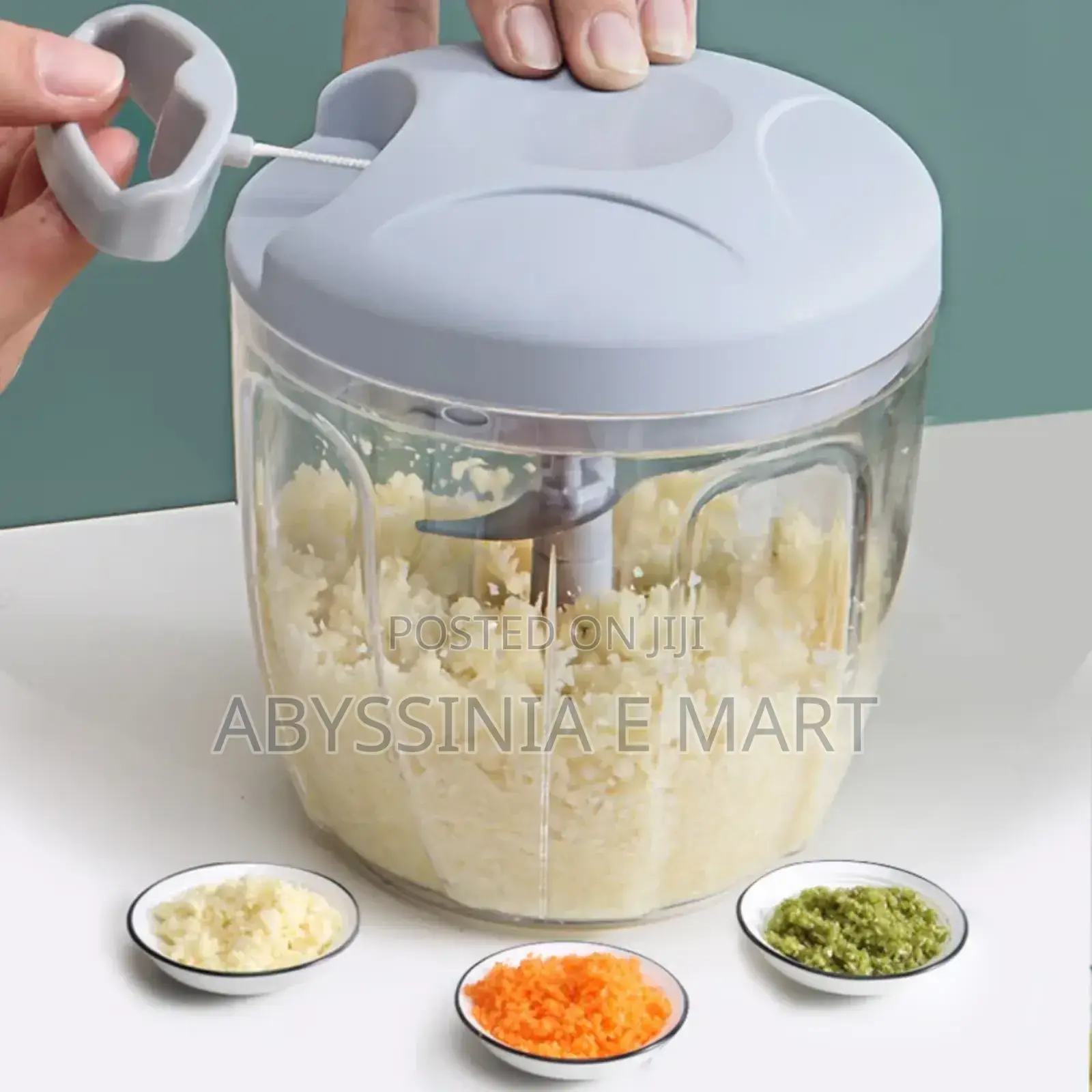 Eash Spin Cutter-ለሽንኩርትና ነጭ ሽንኩርት ለመፍጨት