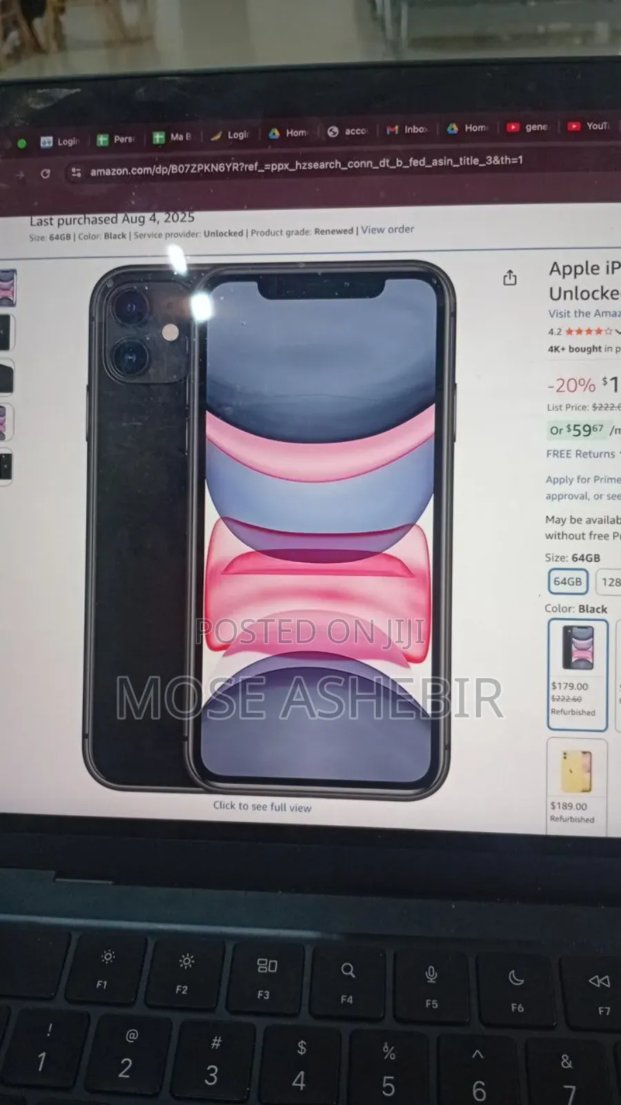 Apple iPhone 11 64 GB Black