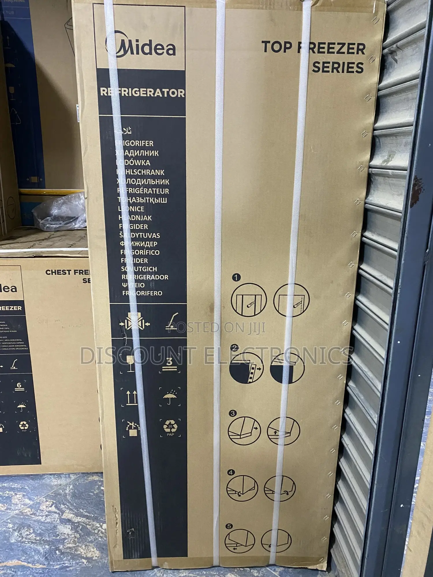 Midea Mdrt346mtv29 Refrigerator( Fan System)Top Freezer Series