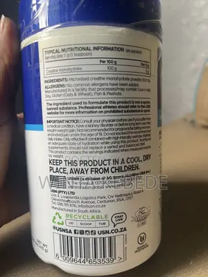 100% Pure Creatine Monohydrate, Net Wt. 410g