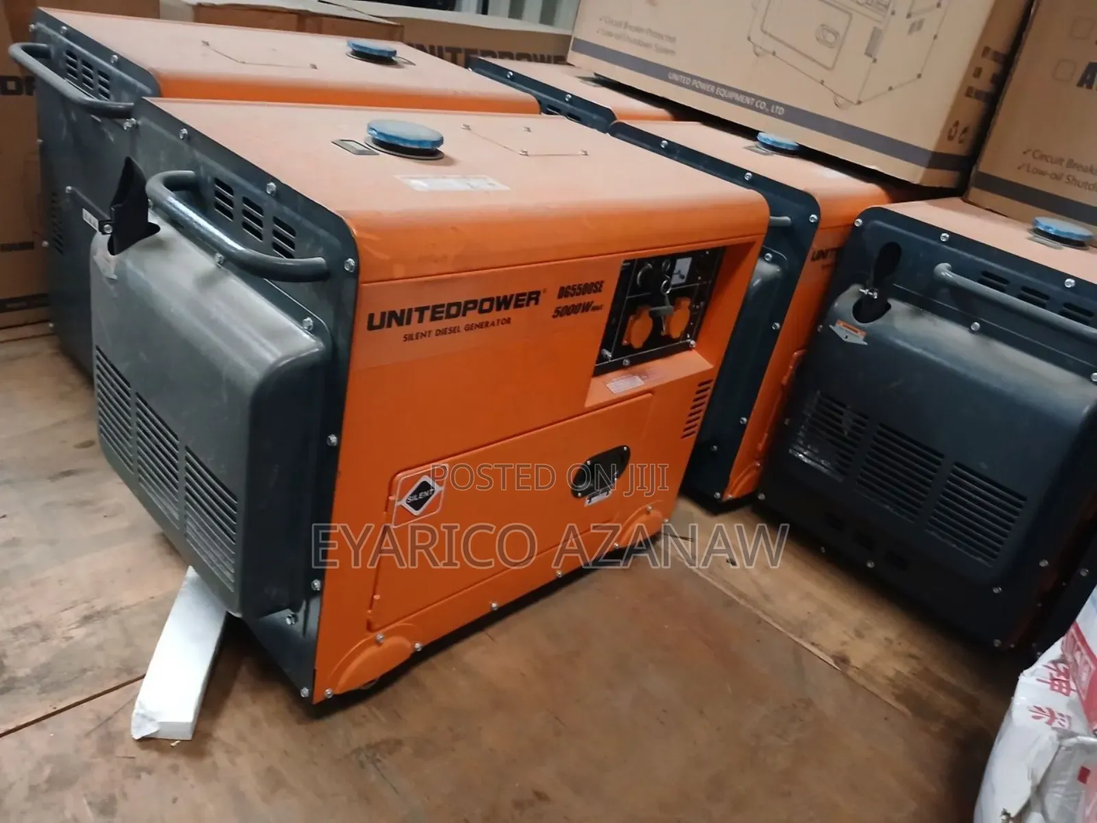 United Power Dg5500se Silent Diesel Generator