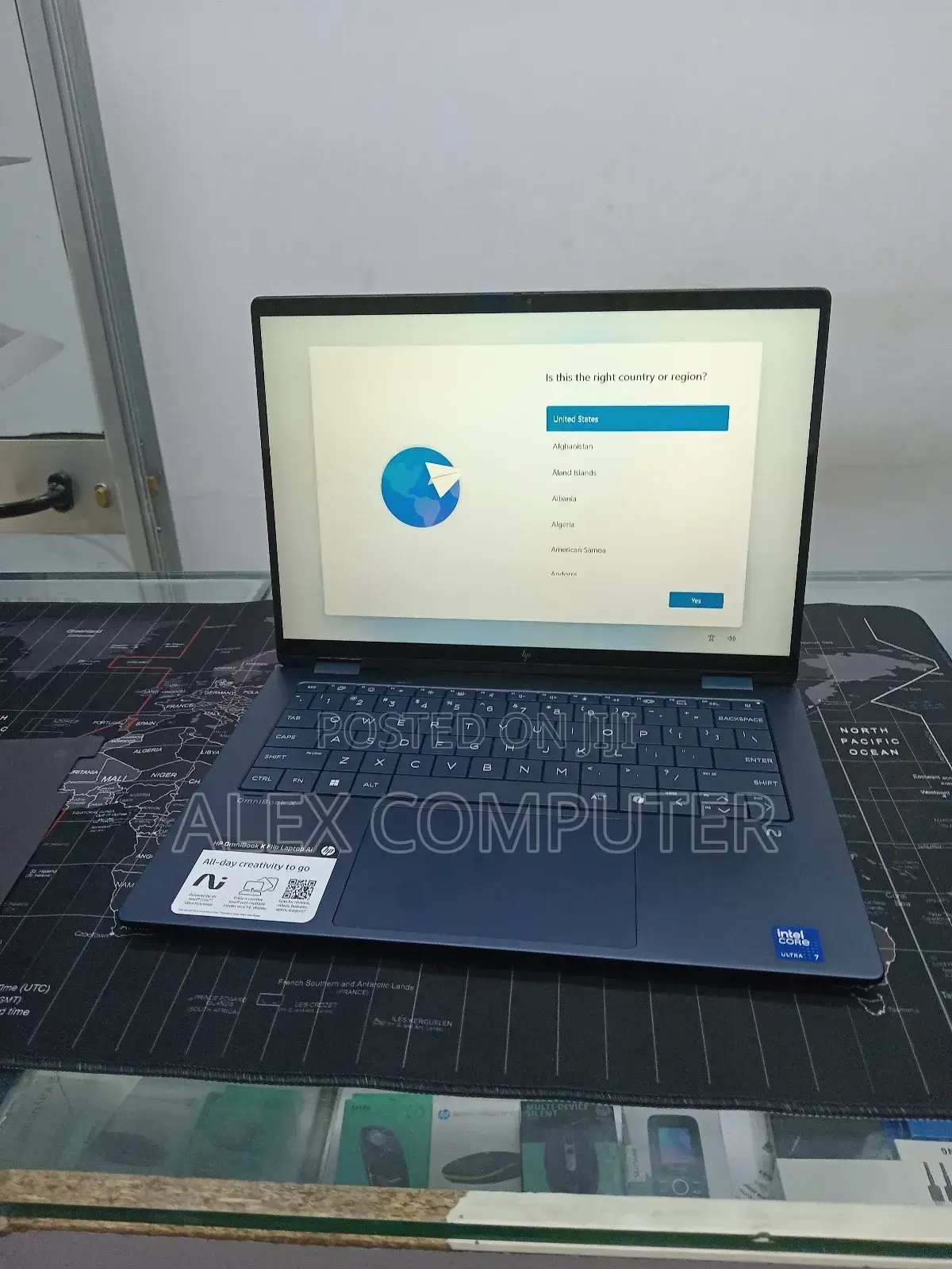 New Laptop HP OmniBook X Flip 14" 16GB Intel Core Ultra 7 SSD 1T